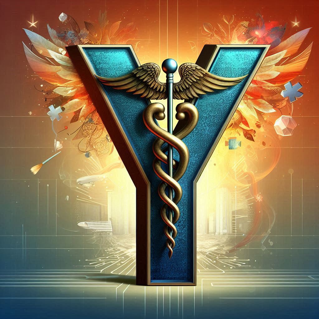Caduceus — litera Y (wariant 2)