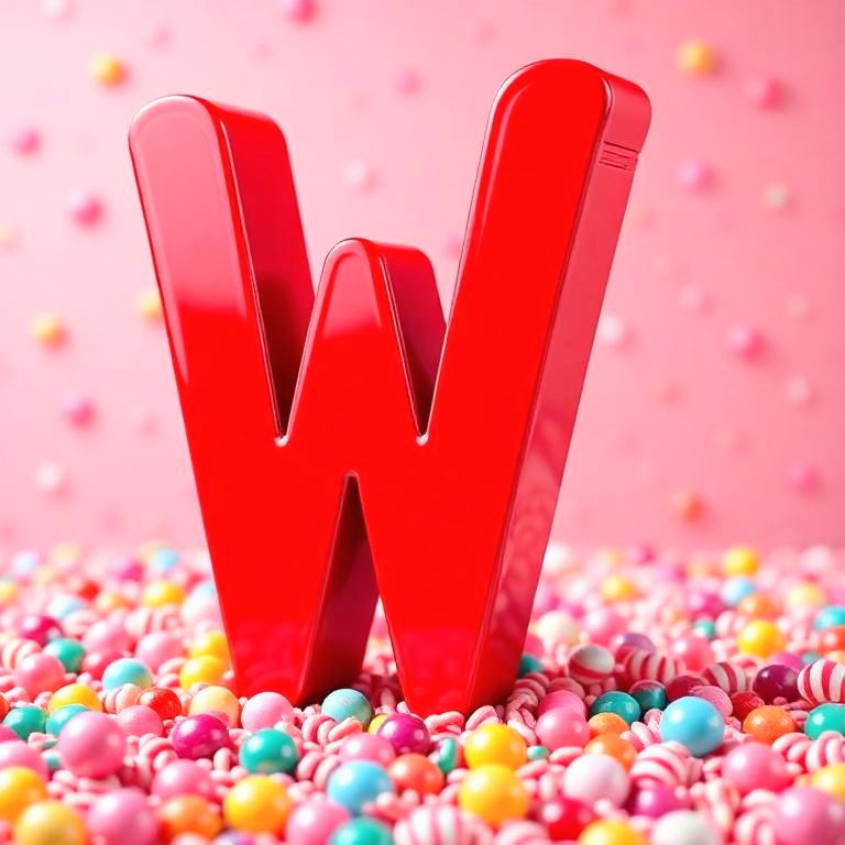 Candies — litera W