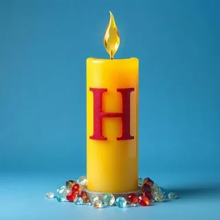 Candles 2 — litera H