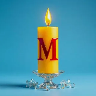 Candles 2 — litera M