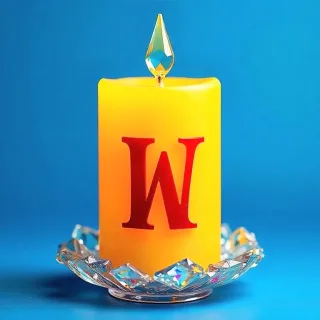 Candles 2 — litera W