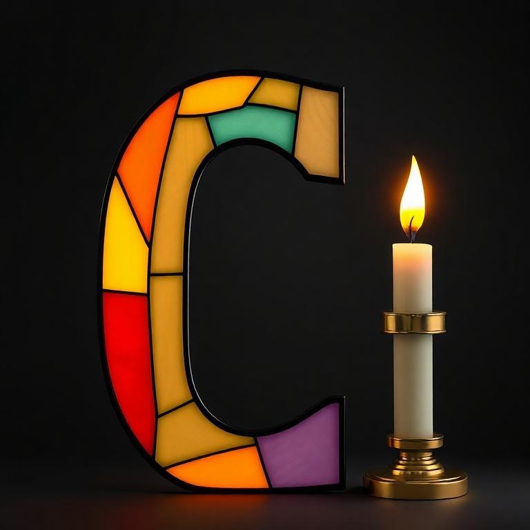 Candles — litera C