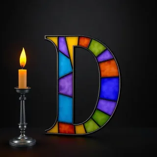 Candles — litera D