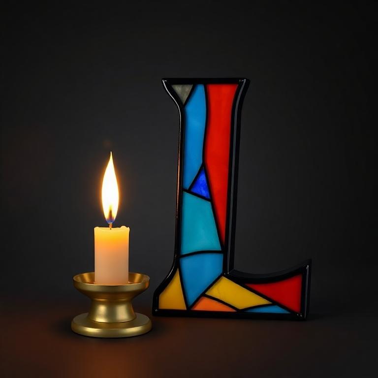 Candles — litera L