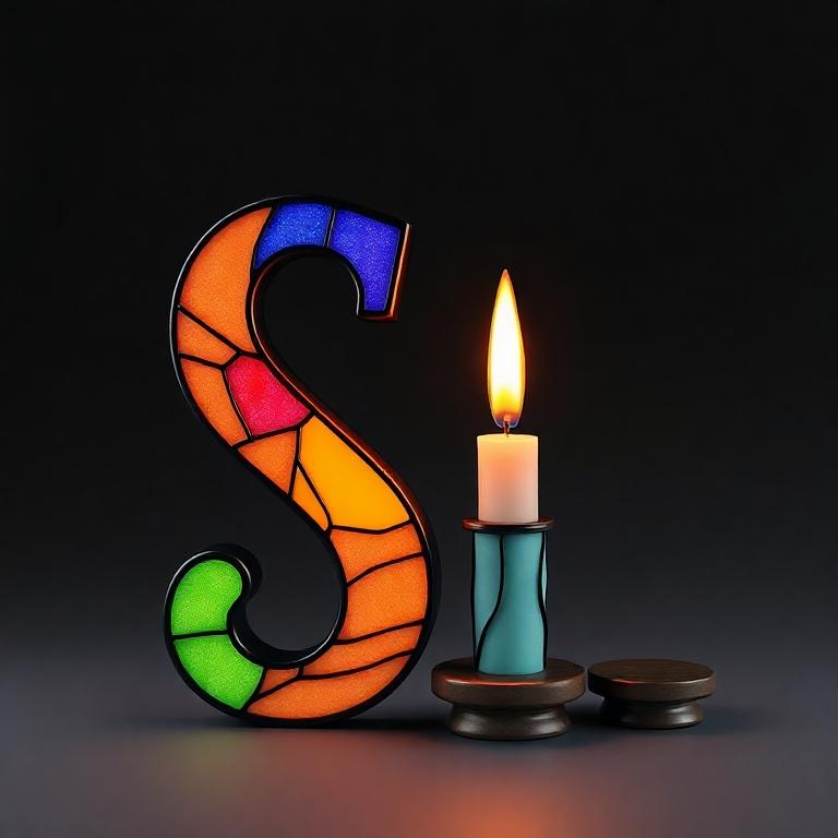 Candles — litera S