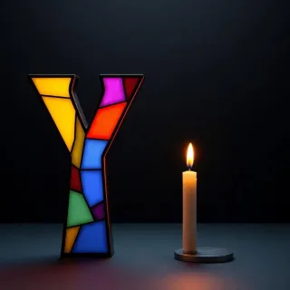 Candles — litera Y