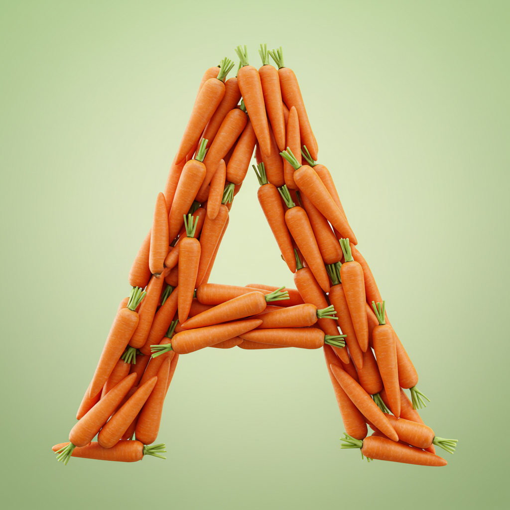 Carrots — litera A (wariant 2)