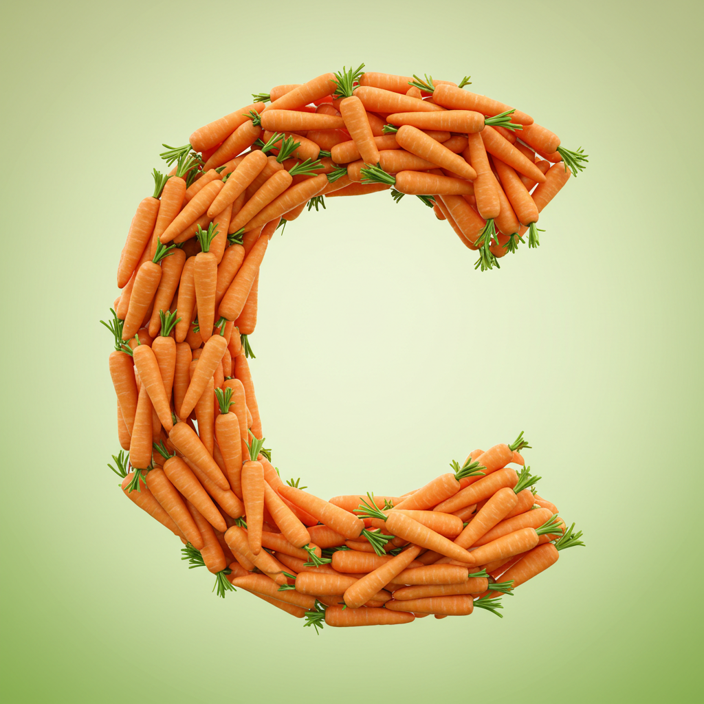 Carrots — litera C (wariant 2)