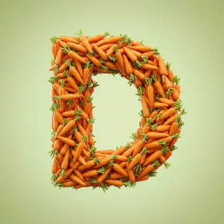 Carrots — litera D (wariant 2)