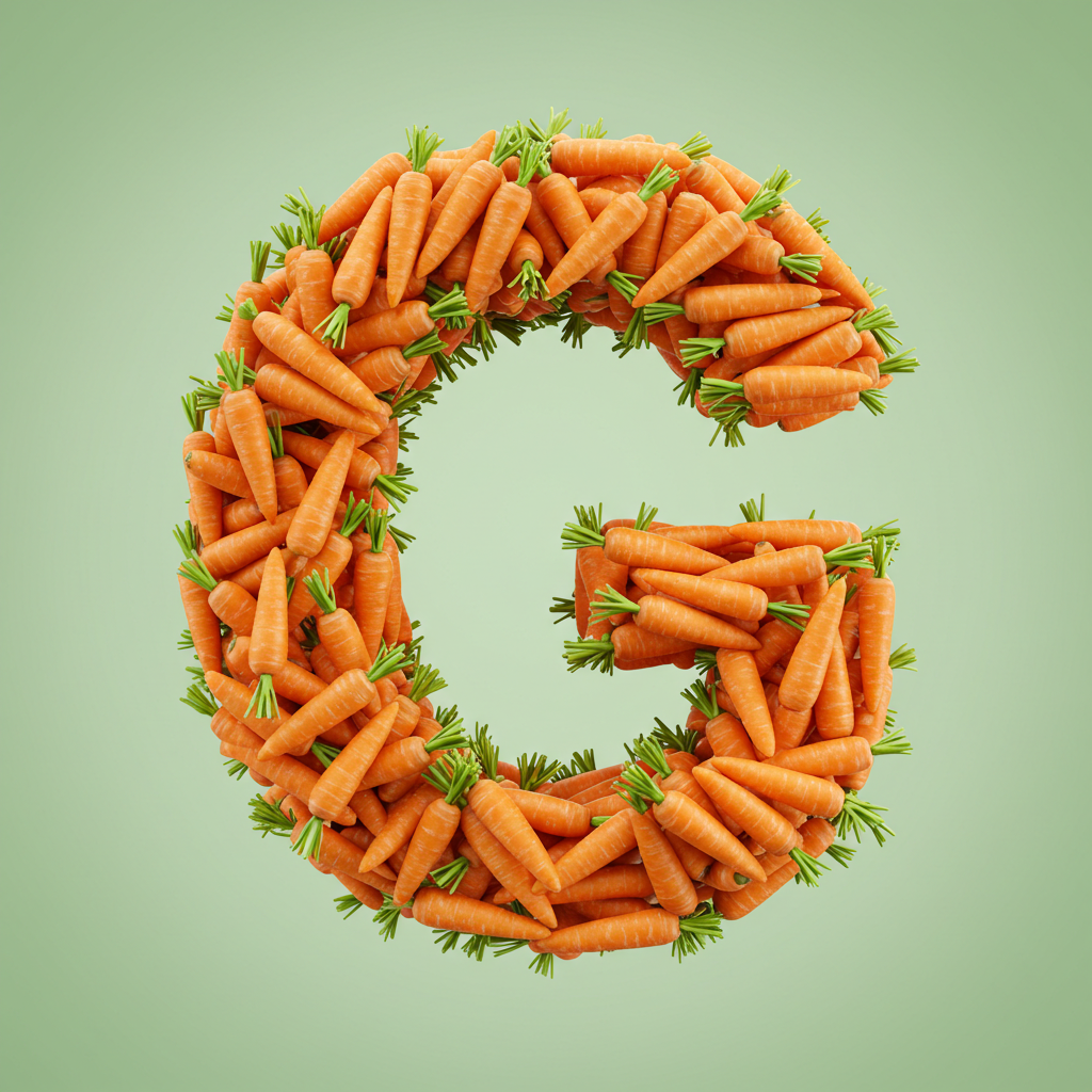 Carrots — litera G (wariant 2)