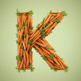 Carrots — litera K (wariant 2)
