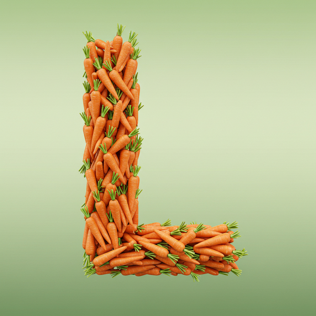 Carrots — litera L (wariant 2)