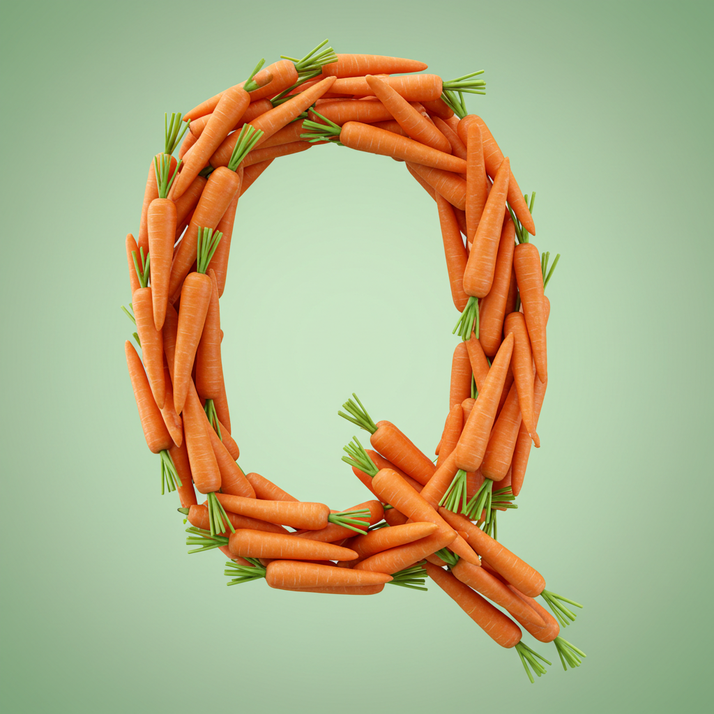 Carrots — litera Q (wariant 2)