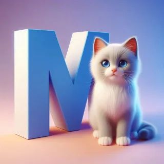 Cats 2 — litera M (wariant 2)