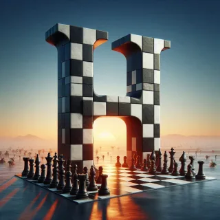 Chess — litera H (wariant 2)