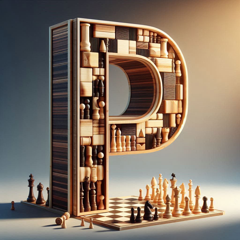 Chess — litera P (wariant 2)