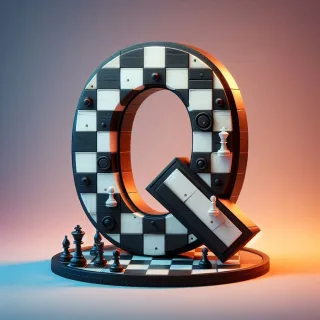 Chess — litera Q (wariant 2)