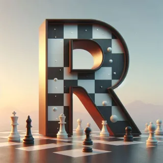Chess — litera R (wariant 2)