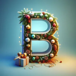 Christmas 2 — litera B (wariant 2)