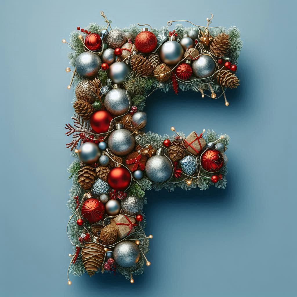 Christmas 2 — litera F (wariant 2)