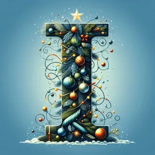 Christmas 2 — litera I (wariant 2)