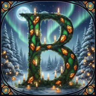 Christmas amber — litera B