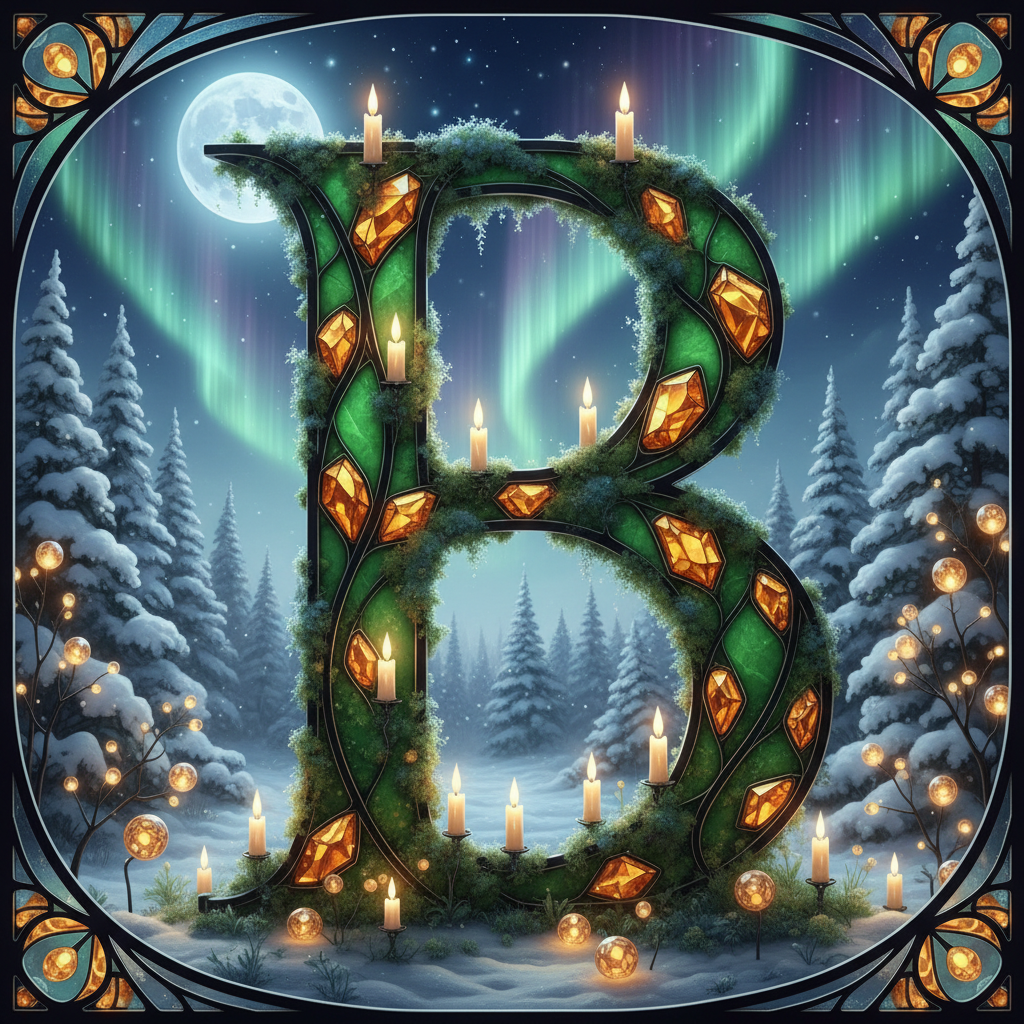 Christmas amber — litera B