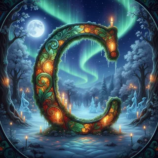 Christmas amber — litera C
