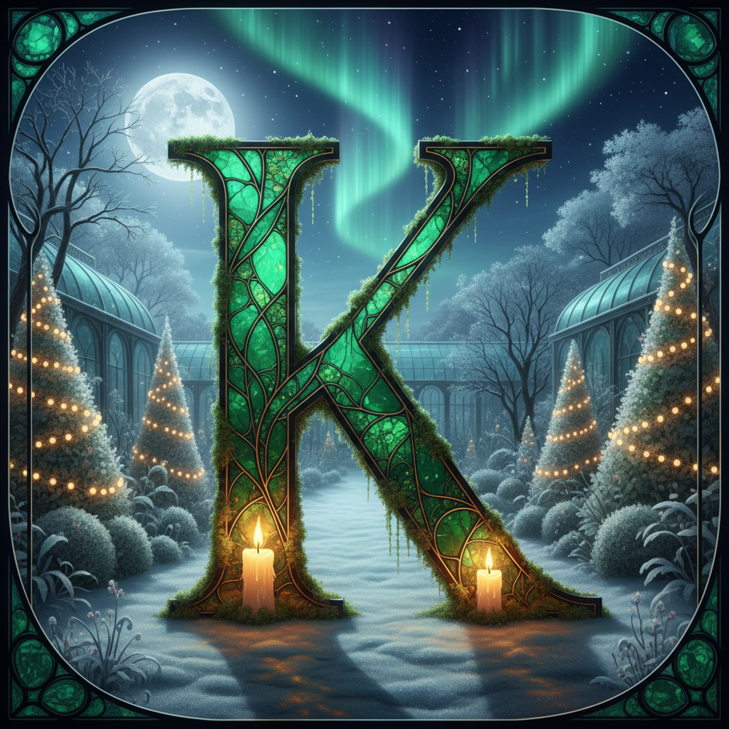 Christmas amber — litera K