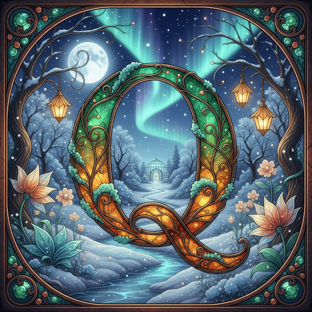 Christmas amber — litera Q
