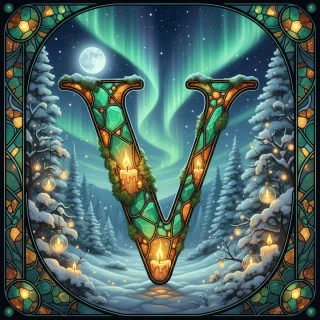 Christmas amber — litera V