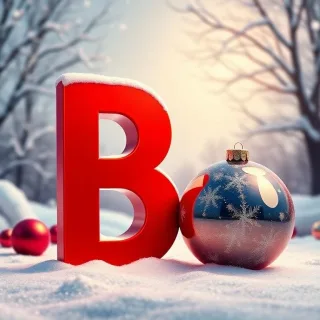 Christmas balls 2 — litera B