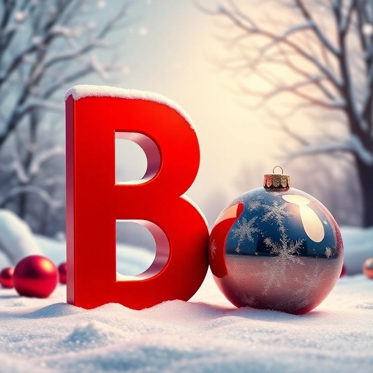 Christmas balls 2 — litera B