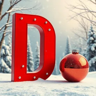 Christmas balls 2 — litera D