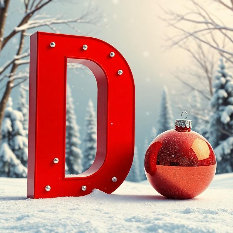 Christmas balls 2 — litera D