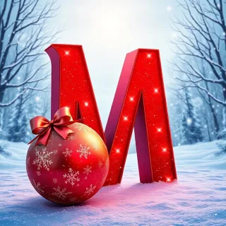 Christmas balls 2 — litera M