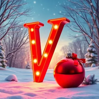 Christmas balls 2 — litera V