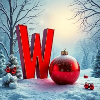 Christmas balls 2 — litera W