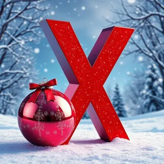Christmas balls 2 — litera X