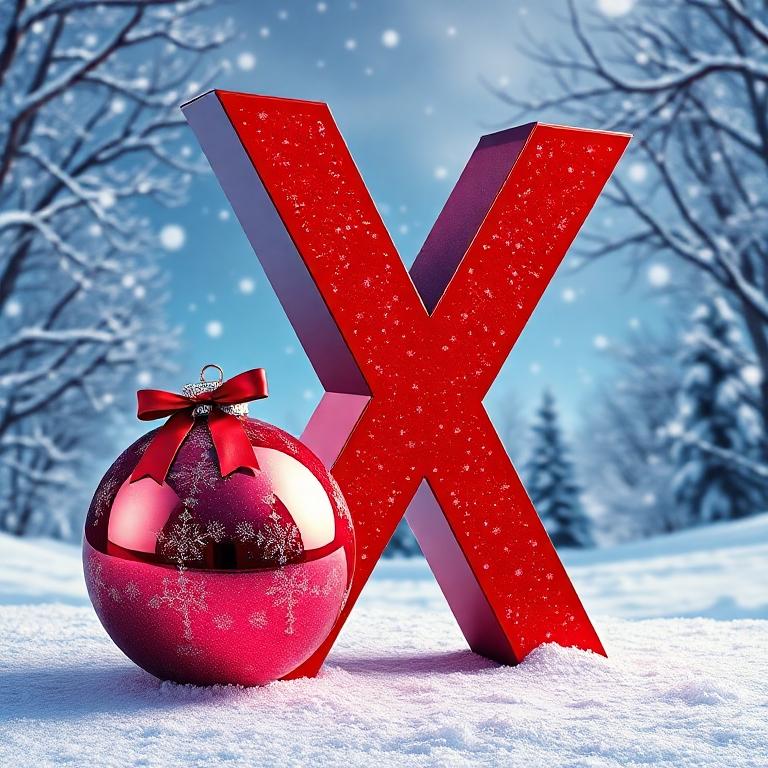 Christmas balls 2 — litera X