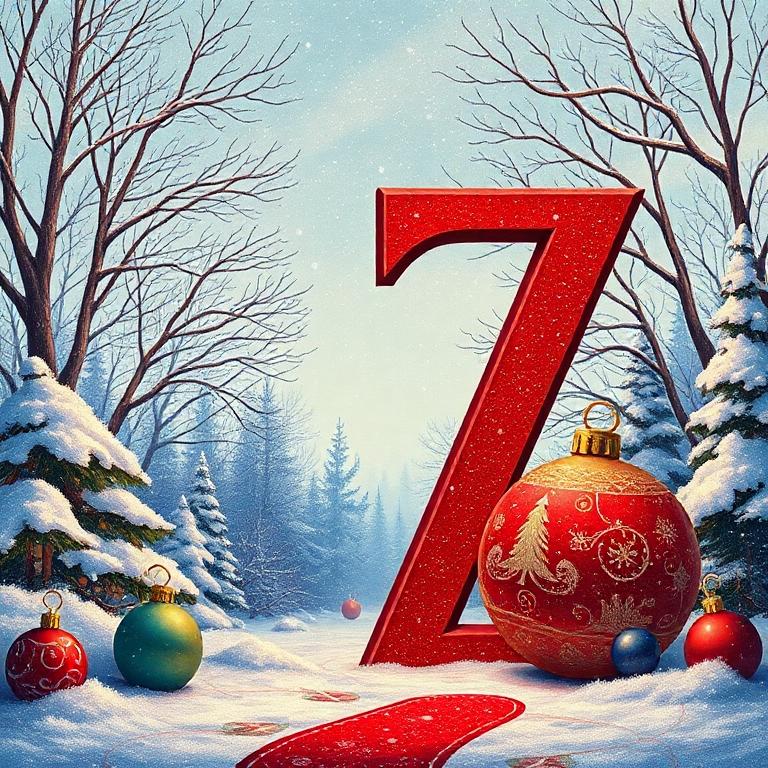 Christmas balls 2 — litera Z