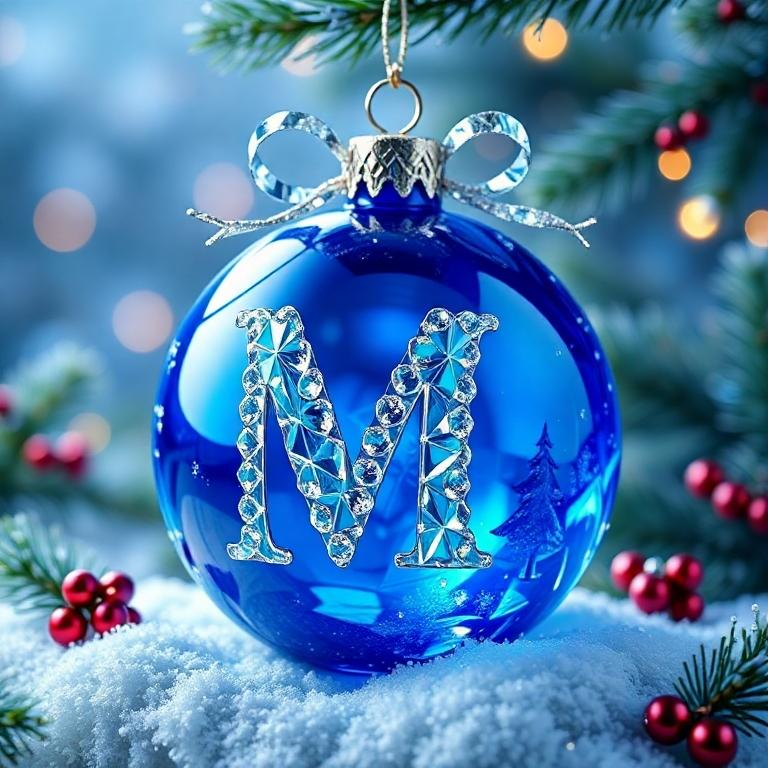 Christmas balls 3 — litera M