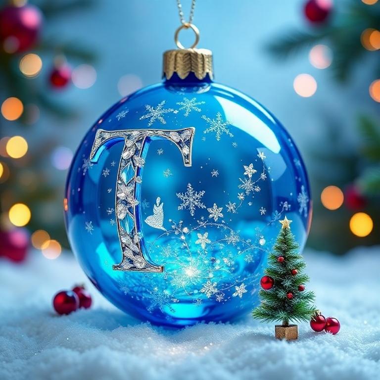Christmas balls 3 — litera T