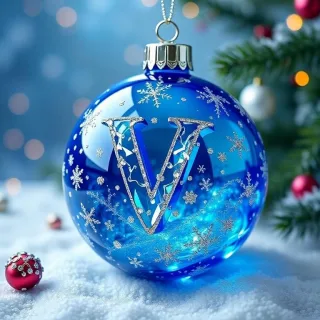 Christmas balls 3 — litera V