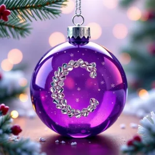 Christmas balls 4 — litera C