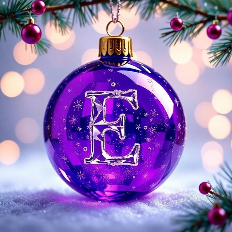 Christmas balls 4 — litera E