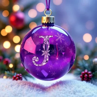 Christmas balls 4 — litera J