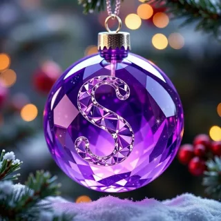 Christmas balls 4 — litera S