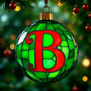 Christmas balls 5 — litera B