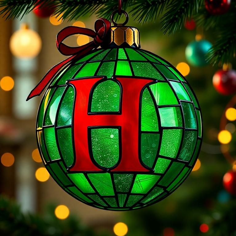 Christmas balls 5 — litera H